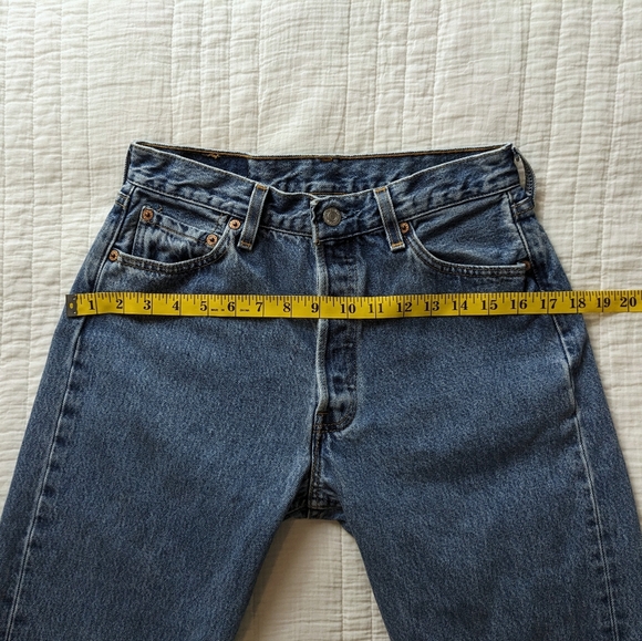 Levi's 501 Vintage Straight Leg Jeans 90s - Picture 6 of 16
